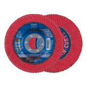 PFERD POLIFAN CURVE Fächerscheibe PFR 115x22,23 mm Breite L CO60 SGP STEELOX für Stahl/Edelstahl