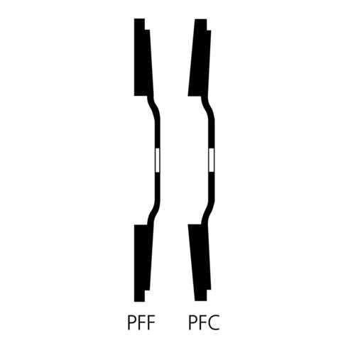 PFERD POLIFAN Fächerscheibe PFC 150x22,23 mm konisch Z40 Uni.-Linie PSF STEELOX Stahl/Edelstahl