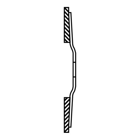 PFERD POLIFAN-Fächerscheibe PFF A-COOL SG INOX+ALU/16,0 100 mm