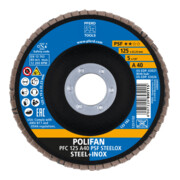 PFERD POLIFAN-lamellenschijf PFC PSF STEELOX A korund-2