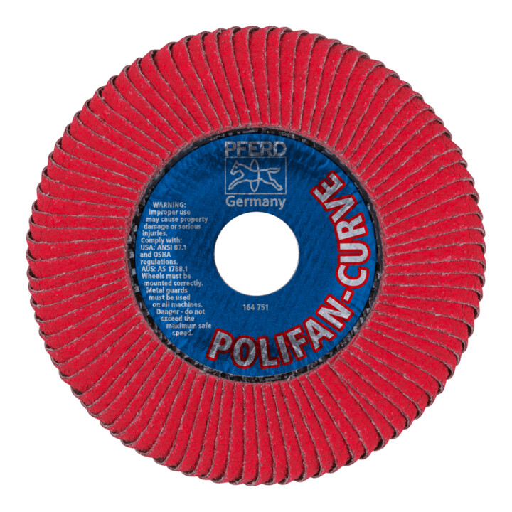 PFERD POLIFAN-lamellenschijf PFR 125-L CO60 SGP CURVE STEELOX