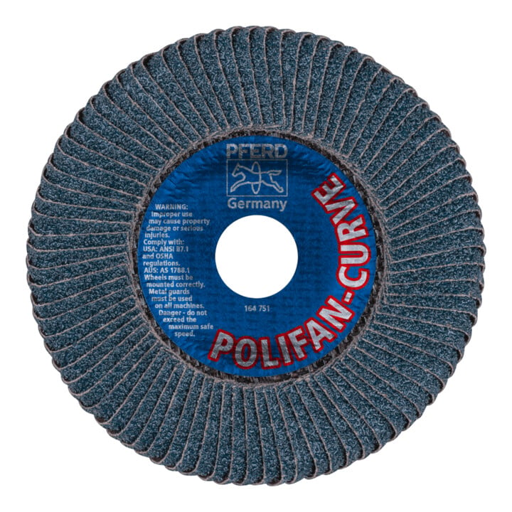 PFERD POLIFAN lamellenschijf PFR 125-L Z40 SGP CURVE STEELOX (2)