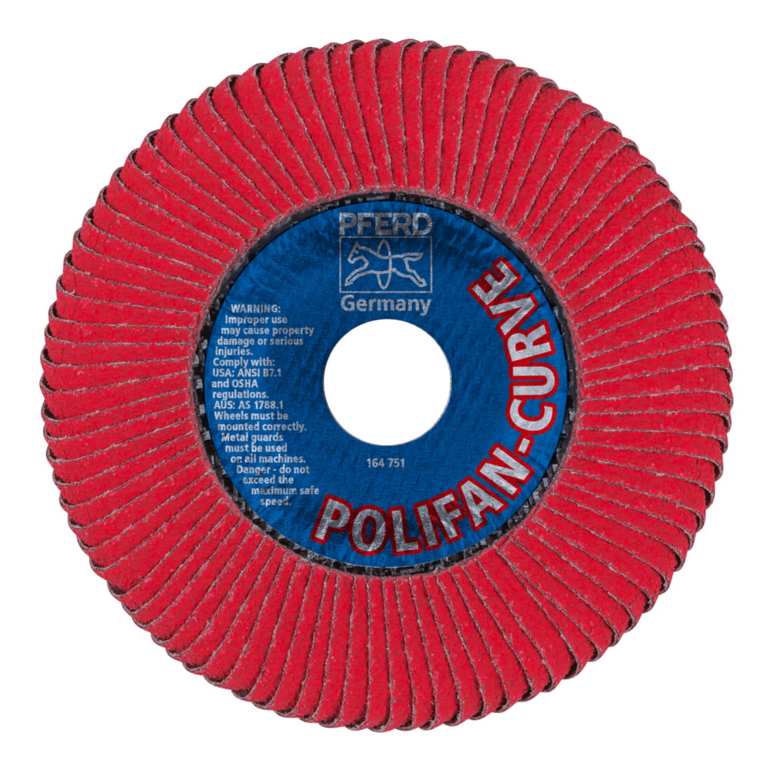 PFERD POLIFAN-lamellenschijf PFR 125-M CO60 SGP CURVE STEELOX