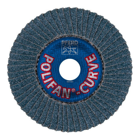 PFERD POLIFAN-lamellenschijf PFR 125-M Z40 SGP CURVE STEELOX