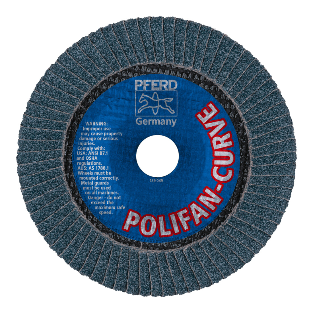 PFERD POLIFAN-lamellenschijf PFR 150-M Z 40 SGP CURVE STEELOX
