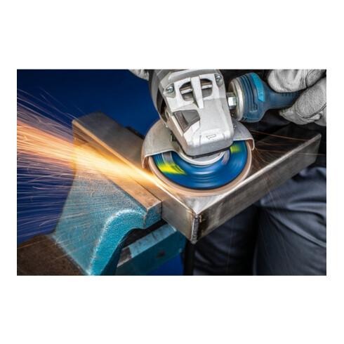 PFERD POLIFAN waaier-schijf PFC 125x22,23 mm conisch Z40 Startlinie START STEELOX staal/roestvrij staal