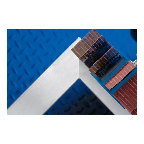 PFERD POLIFLAP Schleifrad Ø 170x60mm Schaft-Ø 12 mm zum Herstellen von Oberflächenstrukturen