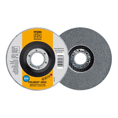 PFERD POLINOX-Kompaktschleif-Disc DISC PNER-MW 125-22,2 SiC F