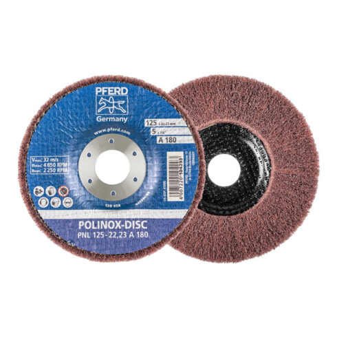 Pferd POLINOX Schleifdisc 125x22,23mm A 180