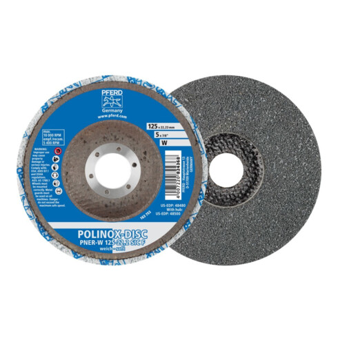Pferd POLINOX Schleifrad 125mm weich