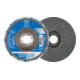 PFERD POLINOX verpresste Vlies-Disc PNER Ø 125 mm Bohrung-Ø 22,23 mm Weich SIC Fein für Finish-1