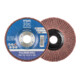 PFERD POLINOX Vlies-Schleifdisc PNZ Ø 125 mm Bohrung-Ø 22,23 mm A180 für Feinschliff und Finish-1