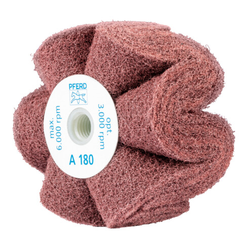 PFERD POLINOX Vlies-Schleifrad PNG Ø 100x50mm Gewinde M14 A180 für Feinschliff und Finish