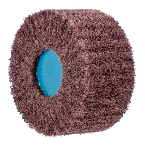 PFERD POLINOX Vlies-Schleifrad PNL Ø 100x50mm Gewinde 5/8-11 A100 für Feinschliff und Finish