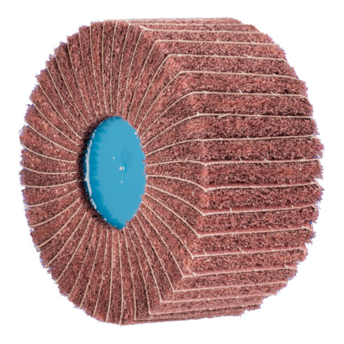 PFERD POLINOX Vlies-Schleifrad PNL Ø 100x50mm Gewinde 5/8-11 A180 für Feinschliff und Finish