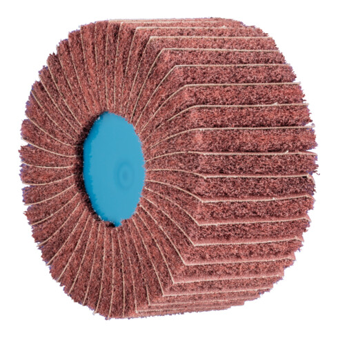 PFERD POLINOX Vlies-Schleifrad PNZ Ø 100x50mm Gewinde 5/8-11 A180 für Feinschliff und Finish