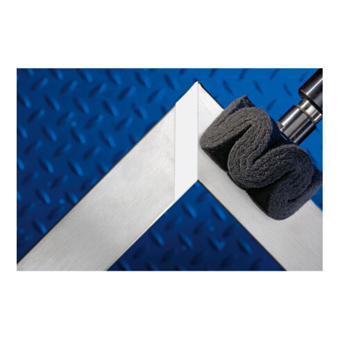 PFERD POLINOX Vlies-Schleifstift PNG Ø 100x50mm Schaft-Ø 6 mm SIC100 für Feinschliff und Finish