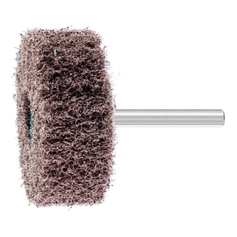 PFERD POLINOX Vlies-Schleifstift PNL Ø 60x25 mm Schaft-Ø 6 mm A100 für Feinschliff und Finish