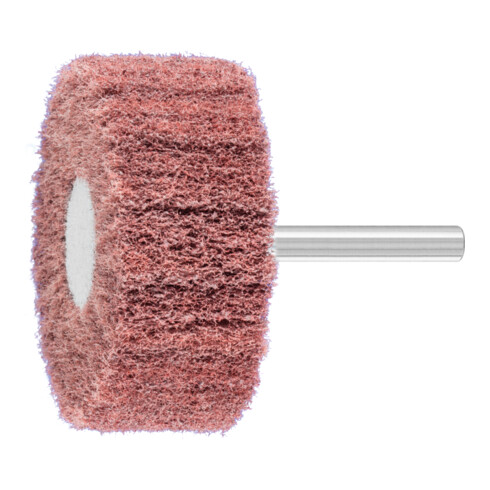 PFERD POLINOX Vlies-Schleifstift PNL Ø 60x25 mm Schaft-Ø 6 mm A180 für Feinschliff und Finish