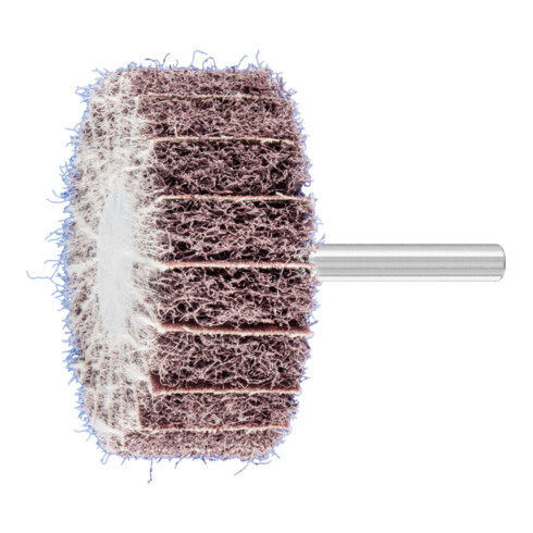 PFERD POLINOX Vlies-Schleifstift PNZ Ø 60x25 mm Schaft-Ø 6 mm A100 für Feinschliff und Finish