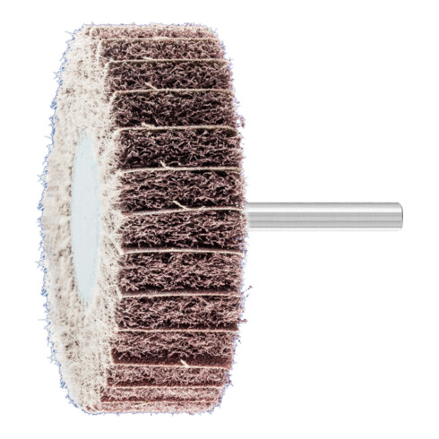 PFERD POLINOX Vlies-Schleifstift PNZ Ø 80x25 mm Schaft-Ø 6 mm A100 für Feinschliff und Finish