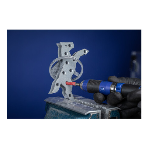 PFERD POLIROLL PR zylindrische Schleifrollen Ø 6x25 mm Bohrung Ø 3 mm Keramikkorn CO-COOL80