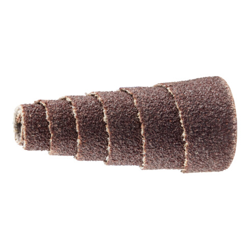 PFERD POLIROLL PRK konische Schleifrollen Ø 12x25 mm Bohrung Ø 3 mm Korund A150