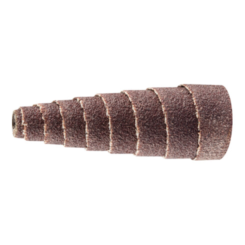 PFERD POLIROLL PRK konische Schleifrollen Ø 15x35 mm Bohrung Ø 3 mm Korund A150