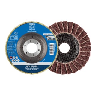 PFERD TOOLS POLIVLIES-Fächerscheibe PVL 115