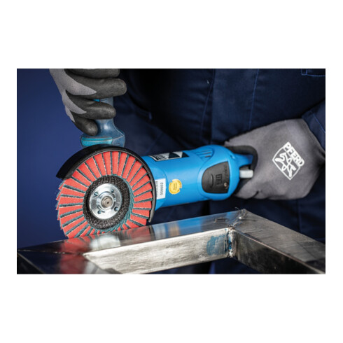 PFERD POLIVLIES-Fächerscheiben Set PVZ 3-tlg. Keramik Ø 125 mm Boh. Ø 22,23 mm CO-COOL60/G,80/M,120/F