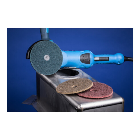 PFERD POLIVLIES-Klettrondenhalter PVKRH Ø 125 mm Gewinde M14 mit Zentrierzapfen Ø 22 mm