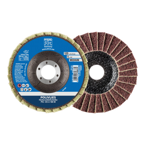 PFERD POLIVLIES lamellenschijf PVL 125