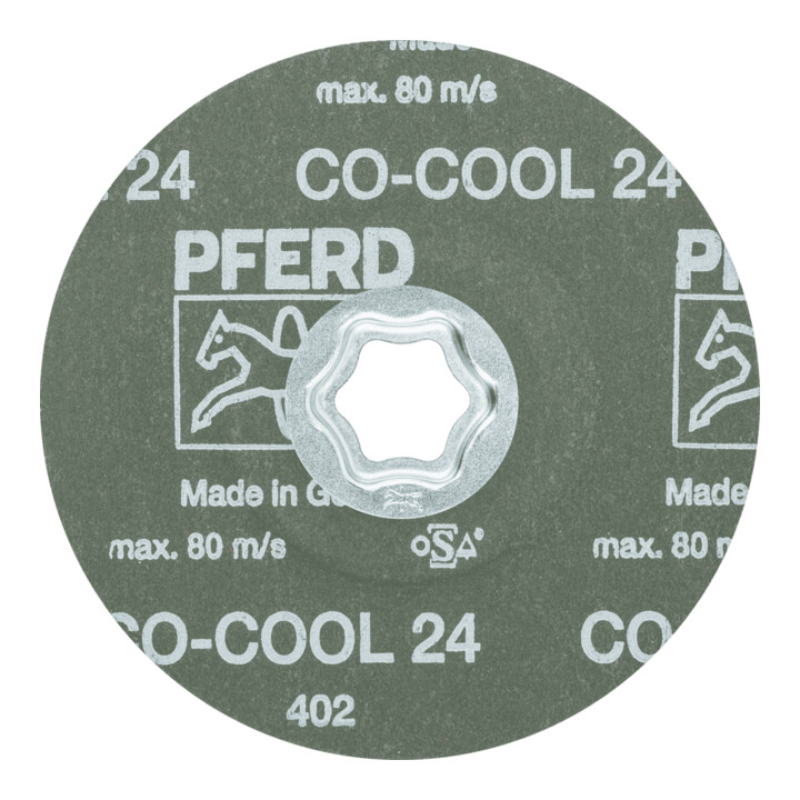 PFERD ponceuse à disque en fibre CC-FS 125mm CO-COOL 24