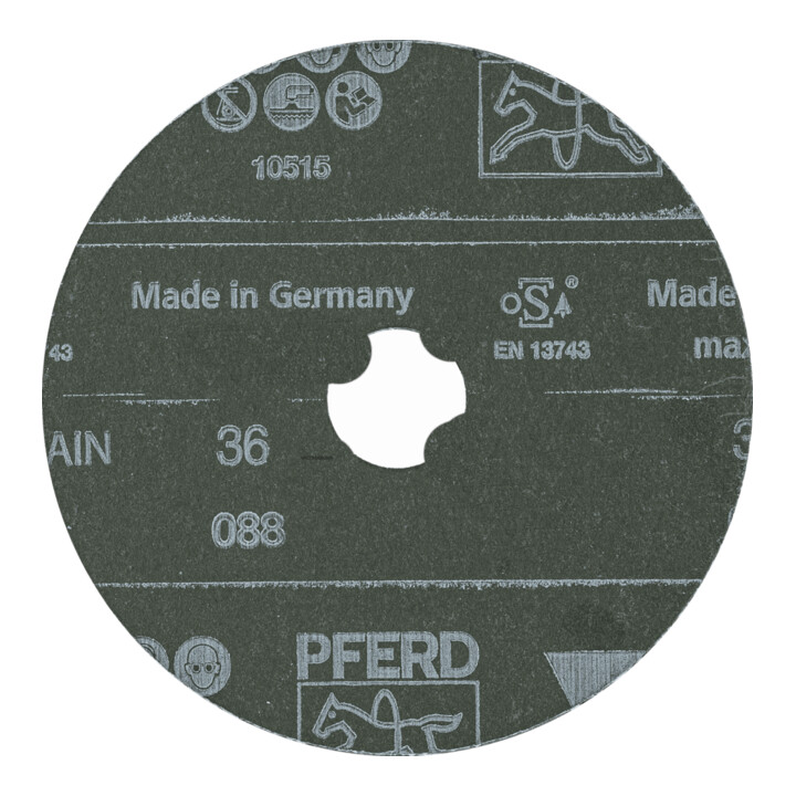 PFERD ponceuse à disque en fibre FS 115-22 VICTOGRAIN 36