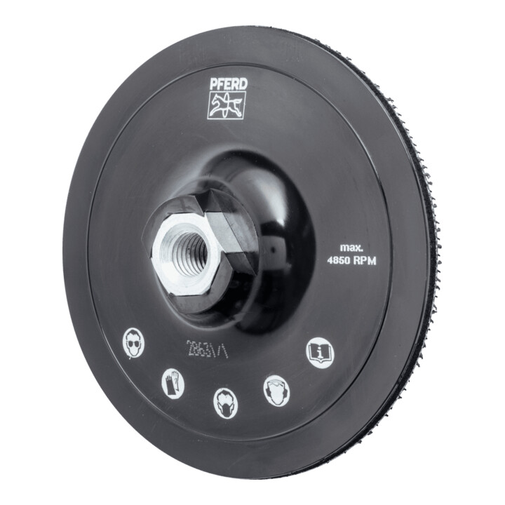 PFERD Porte-outils pour rondellesauto-agrippantes POLIVLIES PVKRH 125 M14