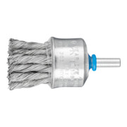 PFERD POS Pinselbürste mit Kunststoffschutz gezopft PBG Ø30mm Schaft-Ø6 mm Edelstahl-Draht-Ø0,35