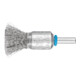 PFERD POS Pinselbürste ungezopft PBU Ø15 mm Schaft-Ø6 mm Edelstahl-Draht-Ø0,20-1