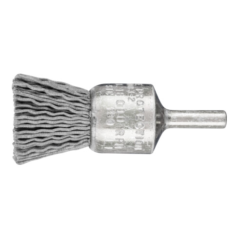 PFERD POS Pinselbürste ungezopft PBU Ø20mm Schaft-Ø6 mm SiC-Filament-Ø0,90 Korn 180