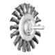 PFERD POS Rundbürste gezopft RBG Ø76x6 mm Schaft-Ø6 mm Stahl-Draht-Ø0,50-1