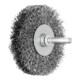 PFERD POS Rundbürste ungezopft RBU Ø70x15 mm Schaft-Ø6 mm Stahl-Draht-Ø0,30-1