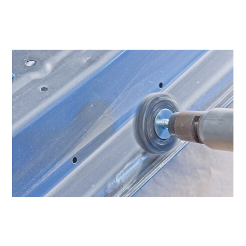PFERD POS Rundbürste ungezopft RBU Ø70x15 mm Schaft-Ø6 mm Stahl-Draht-Ø0,30