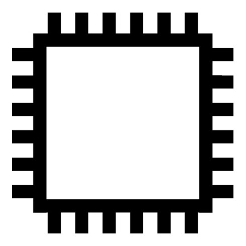 Pferd Präzisionsfeile CORINOX L.150mm vierkant Hieb 2 f.Edelstahl