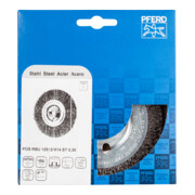 PFERD rondborstel, ongeknoopt POS RBU 12512/M14 ST 0,30-2