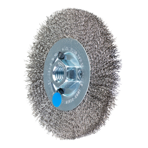 PFERD rondborstel, ongetordeerd POS RBU 11512/M14 INOX 0,30