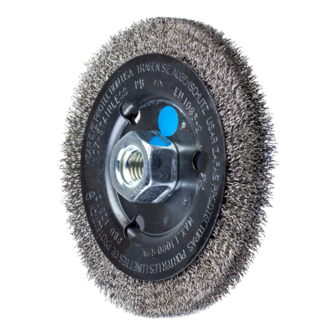 PFERD rondborstel, ongetordeerd POS RBU 12512/M14 INOX 0,30