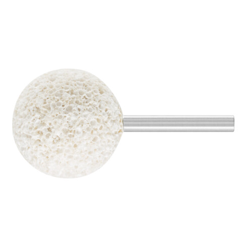 PFERD RUBBER Schleifstift Kugel Ø 40x40mm Schaft-Ø 6 mm AH2 für Gummi