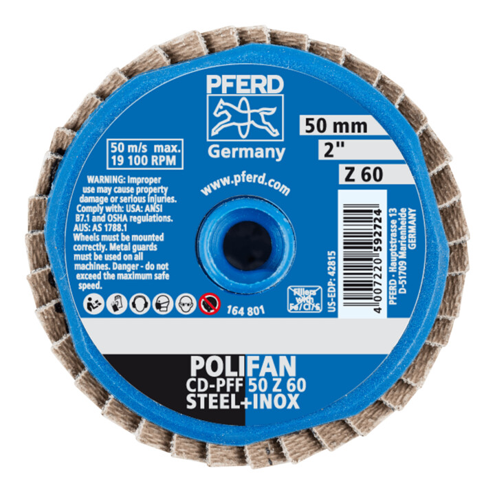 PFERD Rüggeberg COMBIDISC-Mini-Polifan K60 50mm