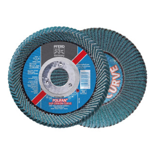 Pferd-Rüggeberg Fächerschleifsch.CURVE M 125mm K 40 gerade