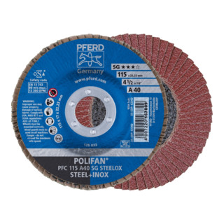 Pferd-Rüggeberg Fächerschleifsch.kon.K 115X22mm K 40