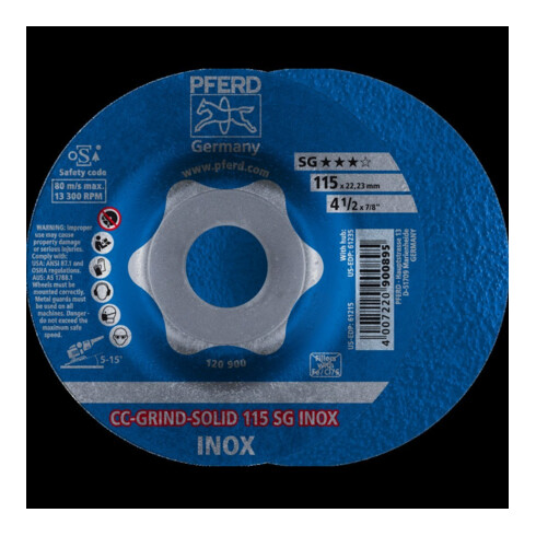 Pferd-Rüggeberg Schleifsch.CC-Grind-SolidSG INOX 115mm